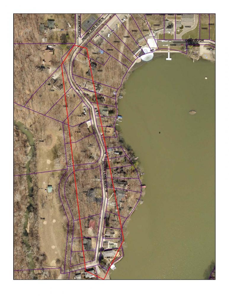 Indian Lake Blvd W. Road Closure City of Lawrence, Indiana